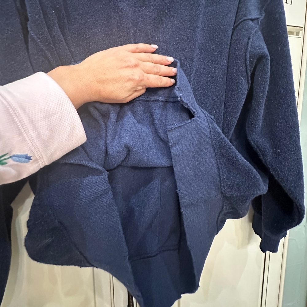 Aerie Indigo Knit Pullover - Picture 7 of 7